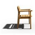 thumbnail image 6 of Riva Teak Outdoor Dining Stacking Armchair (Set of 4), 6 of 7