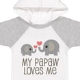 thumbnail image 4 of Inktastic My Papaw Loves Me Grandchild Boys or Girls Baby Bodysuit, 4 of 5