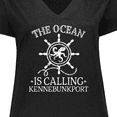 thumbnail image 4 of Inktastic Kennebunkport Maine Women's Plus Size V-Neck T-Shirt, 4 of 5