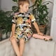 thumbnail image 4 of Fotbe Sea Shell Pijama Estampada de 2 Piezas para Niños – Ropa de Dormir de Manga Corta Cómoda para Niños y Niñas, Camiseta y Shorts de Algodón-Medium, 4 of 6