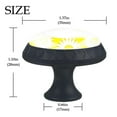 thumbnail image 4 of 4 Pcs White Flowers Daisy Knobs for Kitchen Cabinet Cupboard Dresser Bookcase Drawer Pulls Handles Round Home Decor, 4 of 8