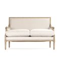 thumbnail image 5 of Zentique B007-2 E255 A003 Louis Natural Oak Settee, 51 x 34.75 x 27 in., 5 of 5