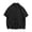 Black, variant on Men's Retro Mandarin Collar Chinese Frog Button Shirts Short Sleeve Tang Suit Shirt Traditional Kung Fu Uniform