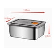 thumbnail image 3 of 10pcs Stainless Steel Food Storage Containers Airtight Kitchen Meal Prep Containers with Lids for Refrigerator Microwave Bento Lunch, 3 of 8