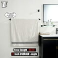 thumbnail image 3 of Double Towel Bar Matte Stainless Steel Bath Towel Rack for Bathroom Towel Holder Wall Mount Total Length TBLPB, 3 of 9