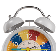 thumbnail image 4 of Hovilon Clearance for kids,Telling Time Teaching Clock with Colorful Dial,Silent Clock Movement,Battery Operated with Back-Light,for Kids,Teens and Nice Bedroom,Desk Decor, 4 of 5