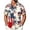 Red, variant on Mens 250 Anniversary Usa Shirt Summer Casual Shirt For Lightweight Loose Fit Tee With Independence Day Print Ideal For Warm Weather