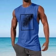 thumbnail image 2 of BRGZLK Mens Tank Tops Pullover Casual Sports Beach Summer Round Neck Sleeveless Shirts Hawaiian Print Vacation Tanks Muscle Gym Tank Top, 2 of 6