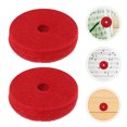 thumbnail image 1 of TABLZONE 24 Pcs Rondelles de Cymbale en Feutre Rouge Double Couche pour Support de Cymbale Universel Stabilité et Protection, 1 of 7