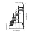 thumbnail image 2 of 4-Step Stair with Wheels, Industrial & Warehouse 4-Step Stair, Rolling Stair, 2 of 10