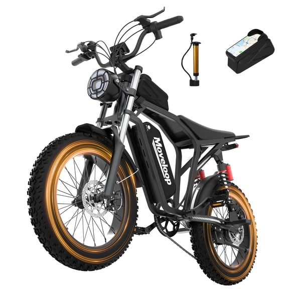 Electric Bike for Adults Rated Power 750W, 48V 15.6Ah Removable Battery, 30-70 Miles Range, 20" Fat Tire Electric UL2849