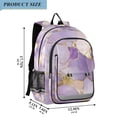 thumbnail image 2 of FORMRS School Backpack 17" Student Travel Bag with Laptop Compartment, Pastel Purple Marble Pattern, 2 of 7