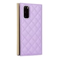 thumbnail image 6 of For Samsung Galaxy S20 Wallet Phone Case,PU Leather Folio Flip Kickstand,With Wrist Strap&Shoulder Strap,Card Slots,Shockproof Rugged Anti-fall Crossbody Phone Case Cover,Purple, 6 of 9