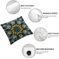 thumbnail image 6 of Retro Floral Mandala Compass Medallion Bohemian Pillow Covers Boho Decor Hippie Throw Pillows Decorative for Sofa Couch, 6 of 7