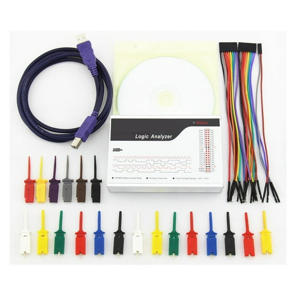 USB Logic Analyzer LA5016 PC 16 Channel 500MHz Max Sample Rate