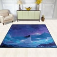 thumbnail image 3 of Area Rug Indoor 80"x58"in Non-Slip Wear Resistant Floor Mats Soft Large Carpets for Living Room Bedroom Home Decor Sea Wave Goddess, 3 of 7