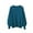 Blue, variant on Women Oversized Sweaters, Loose Lantern Long Sleeve Fall Crewneck Casual Soft Knit Loungewear Fashion Pullover Blouse Tops Orange One Size