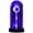 A, variant on Halloween Eyeball Lamp, Battery Operated Light Up Ghost Ornament Lamp, Table Decor Nightlight, Halloween Decorations for Indoor Outdoor Horror Props (Batteries not Included)