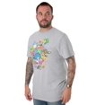 thumbnail image 2 of Sonic the Hedgehog Mens Grey Short Sleeved T-Shirt, 2 of 5