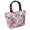 White, variant on NUZYZ Rose Flower Printed Women Canvas Big Capacity Shopping Handbag Tote Shoulder Bag