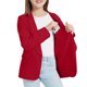 thumbnail image 5 of Odeerbi Chaqueta Blazer Chaqueta Chawl Collar Uniforme Formal Chaqueta Con Bolsillos, 5 of 7