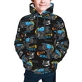 thumbnail image 2 of Bingfone Cool Off-Road Vehicle Pattern Youth Classic Hoodies Soft Hooded Pullover Sweatshirts for Girls and Boys, 2 of 6