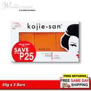 Kojie San Skin Lightening Kojic Acid Soap 65g x 3