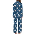 thumbnail image 3 of joogoo Pajamas Set for Women Cute Sheeps Long Sleeve Pjs Loungewear S, 3 of 7