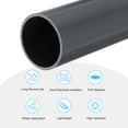 thumbnail image 3 of Rigid Round Pipe 45.2mm ID 50mm OD 20cm/8" Length Dark Grey High Impact for Water Pipe, Crafts, 3 of 6