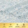 thumbnail image 4 of Kingrest 4PC Luxury Deep Pocket Queen Sheet Set Fit 16", 100% Organic Cotton Breathable Super Soft Queen Size Sheet Set, Luxury Hotel Style Home Decor Queen Bed Sheet Set, Gift for Women, Men, 4 of 10