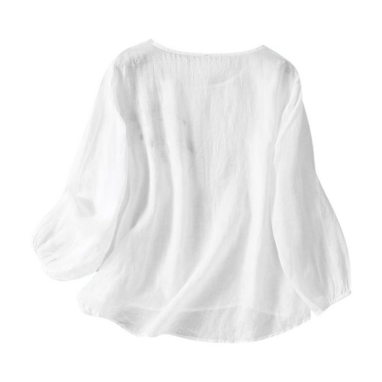 Spring/ Women's Embroidered Round Women T Shirts Neck Long Spring/ Women's Embroidered Round Women T Shirts Neck Long