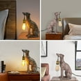 thumbnail image 6 of 85-265V Resin Dog Table Light Modern Dog Desk Light Fixture E26 for Dining Living Room Bedroom Bar Cafe Decorative Lamp 40-60W, 6 of 17