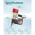 thumbnail image 2 of MEITE CN90 Pneumatic Coil Siding Nailer Nail Gun, 2 of 10