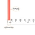 thumbnail image 4 of Uxcell 7 Feet 14AWG Wire Electric Wire Strands of Tinned Copper Wire Silicone Red  1pcs, 4 of 4