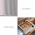 thumbnail image 6 of Placemats Set of 6, Pink Ombre Woven Placemat, Linen Place Mats for Kitchen/Dining Tables, Modern Grey Gradient Farmhouse Art Washable Table Mats for Party, 6 of 8