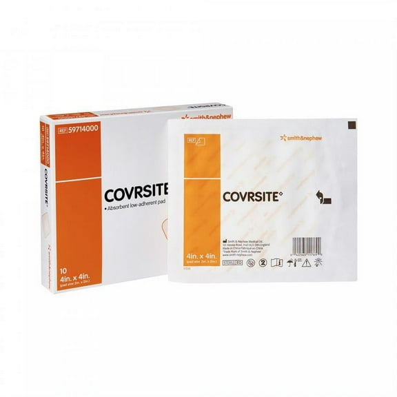 Covrsite Composite Dressing, 4 x 4 Inch, NonSterile, 10 Count