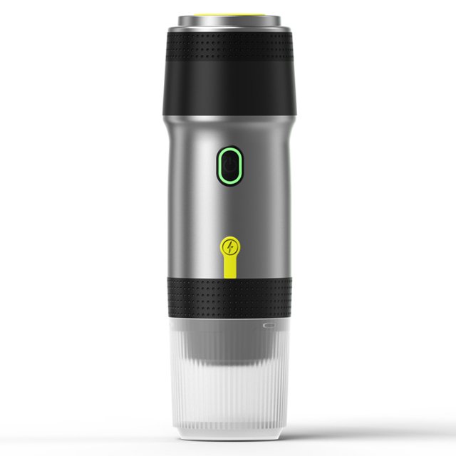 Portable Coffee Machine for Car Home Travel 3 in 1 Cordless Electric Coffee Maker Work With Capsule and Ground Coffee 15Bar Mini Cold Brew and Heating Coffee Maker with 150ml Cup USB Cable