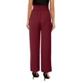 thumbnail image 2 of Sherrylily Women High Waisted Palazzo Pants Belted Wide Leg Long Trousers with Pockets, 2 of 4