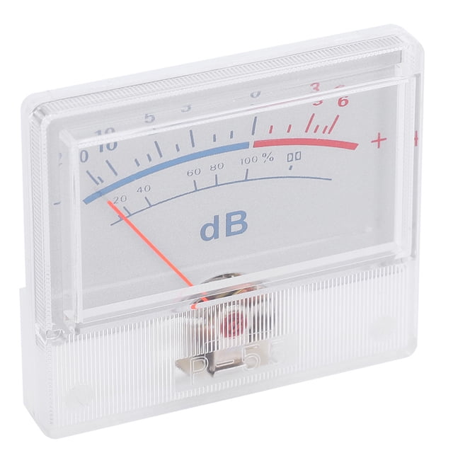 Audio Equipment Tool Power Amplifier Header, High Accuracy VU Meter Header, ABS for DIY Recording Studio