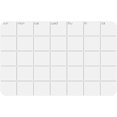 thumbnail image 1 of Three By Three Seattle Silicone Dry-Erase Monthly Planner, White (34821), 1 of 2