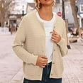 thumbnail image 2 of Womens Cardigans Lightweight Crew Neck Button Up Cardigan Short Sweater Jacket With Pockets Cardigan Sweaters for Women, 2 of 6