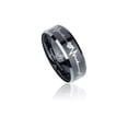 thumbnail image 2 of Black Tungsten Forever Love Ring, 2 of 5