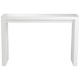 Studio 55D Velia 60" Wide HighGloss White Modern Bar Table