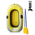 thumbnail image 1 of Yeacher Single Person Thickened Inflatable Boat Canoe Fishing Boat Portable PVC Kayak with Pump, 1 of 7