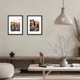 thumbnail image 2 of KAIWIN 12x16 Picture Frames Set of 2, Display Certificate Pictures 8.5x11 with Mat, Poster frames for Wall, Black, 2 of 6