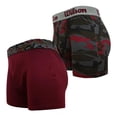 thumbnail image 2 of Bóxer Wilson Talla CH Vino y Camuflaje 2 Piezas, 2 of 3