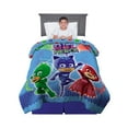 thumbnail image 3 of PJ Masks Kids Bedding Soft Microfiber Reversible Comforter, Twin/Full 72" x 86", Blue, 3 of 4