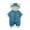 O-Dark Blue5350, variant on CUZIBR Romper Baby Girls Boys Snowsuits Hooded Cute Rabbit Ear Winter Coats Jumpsuit Boho Dailywear For Toddler