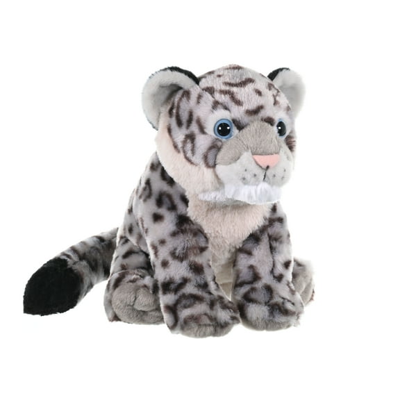Wild Republic Cuddlekins Snow Leopard Cub Stuffed Animal, 12 Inches