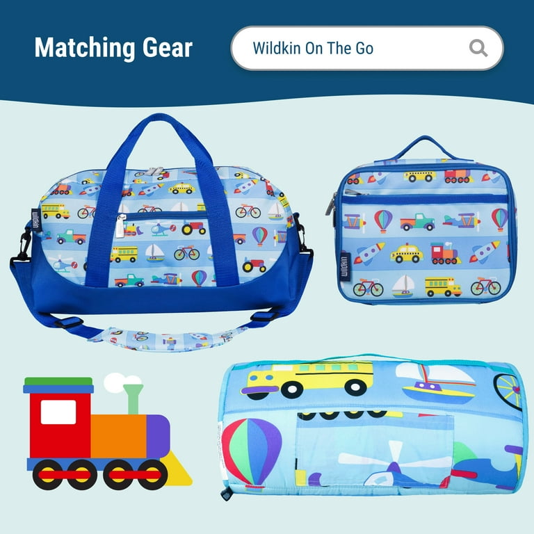 Wildkin ECO RPET Kids Backpack - Recycled Polyester, Padded Straps, 17x12.5x6 Inches, With Side Mesh Pockets